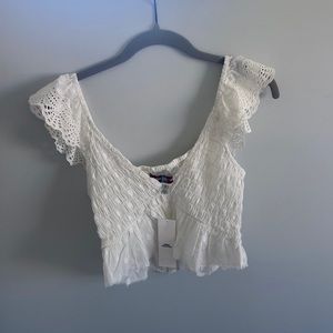 NWT Urban Outfitters Dottie Smocked Blouse size S